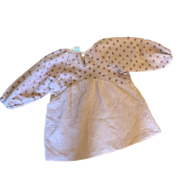 Zara kids 3-4 years floral dress in deep pink - Picture 2 of 8